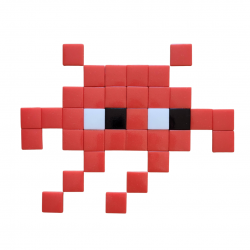 Kit mosaïque "Flying Pixman" rouge - Chef Pixel